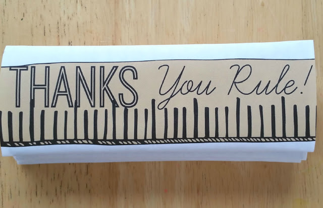 Thanks You Rule Candy Bar Printable