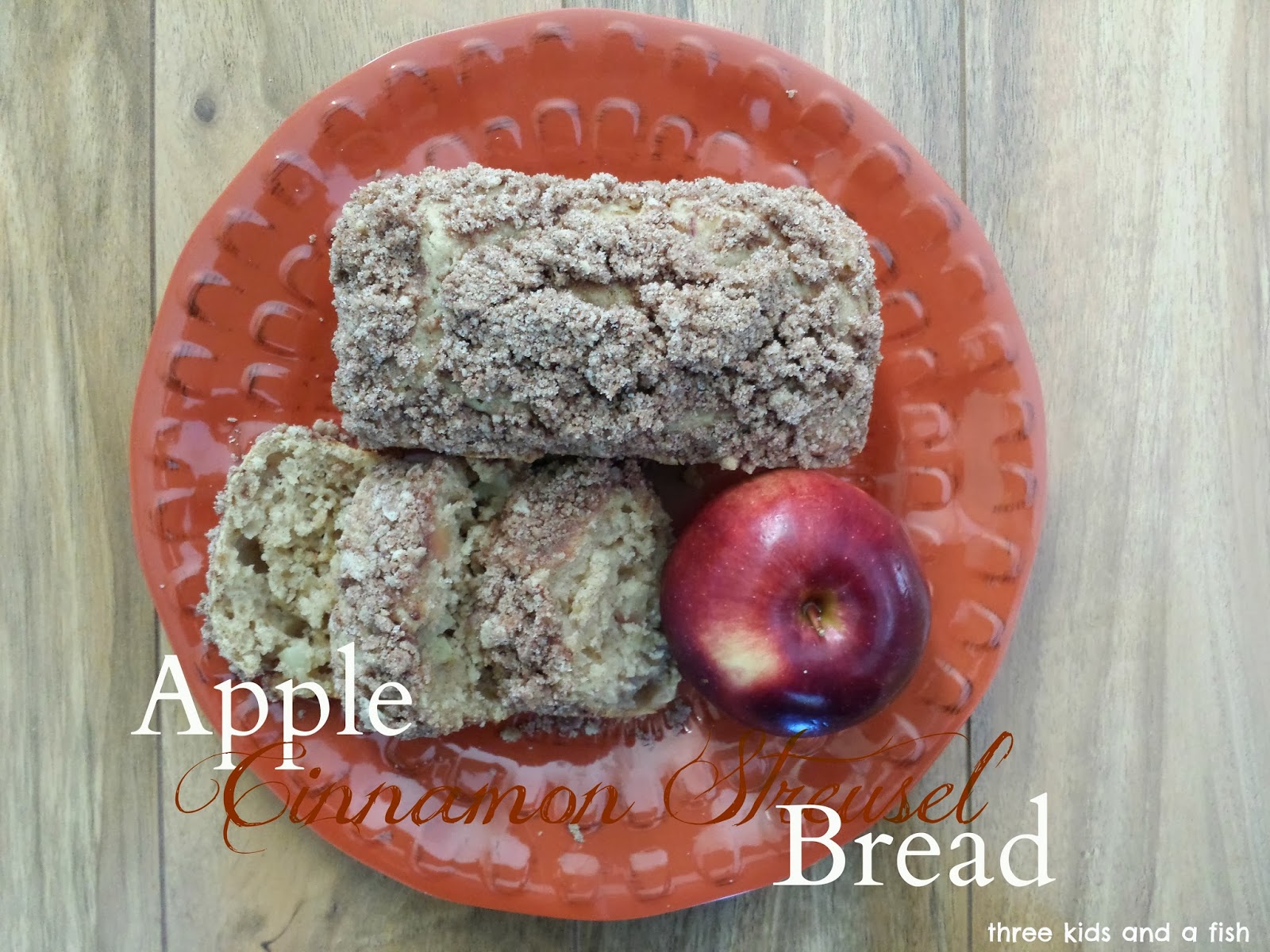 apple cinnamon streusel bread