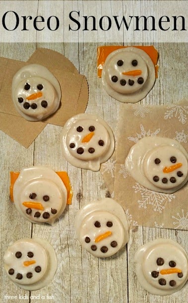 oreo snowmen